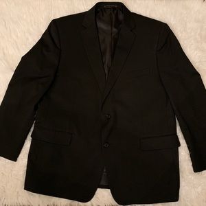 Petrocelli Blazer Polyester Black Blazer Size 48R